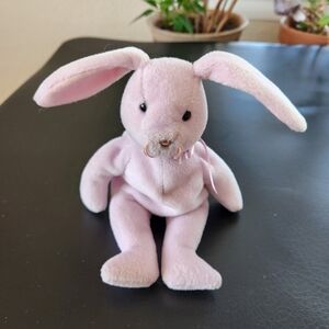 TY BEANIE BABY FLOPPITY THE BUNNY BIRTHDAY: 5-28-96